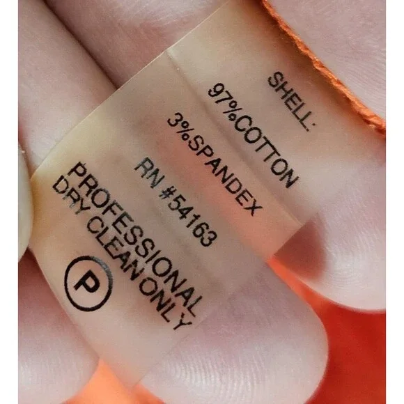 Calvin Klein Asymmetrical Terracotta Dress - Picture 7 of 8